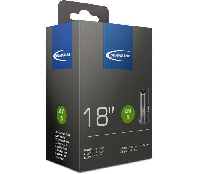 Binnenband Schwalbe AV5 18" / 32/47-355/400 - 40mm ventiel