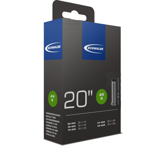 Binnenband Schwalbe AV6 20" / 28/40-406 - 40mm ventiel