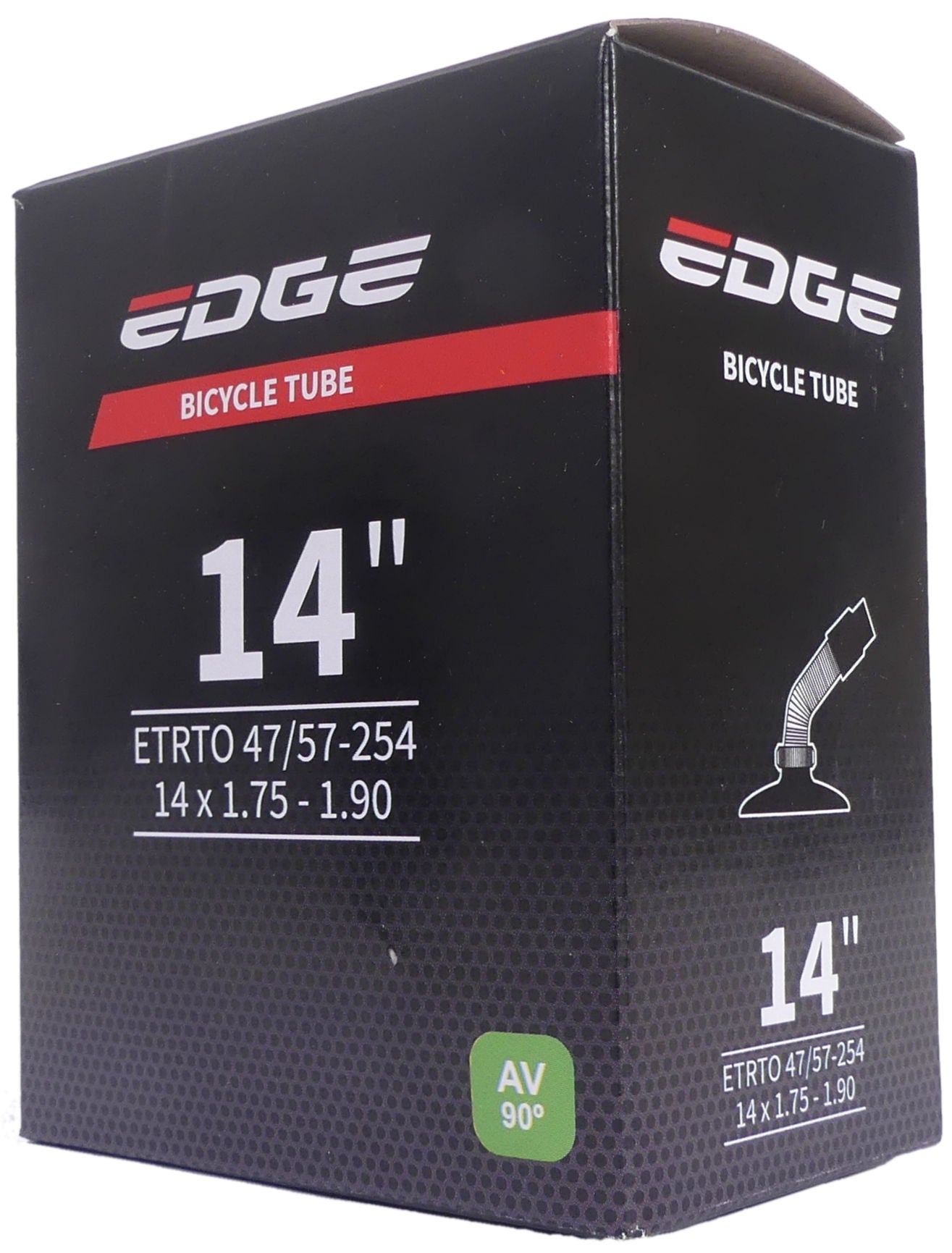Binnenband Edge 14 x 1.75-1.90" / 47/52-254 AV-90 graden