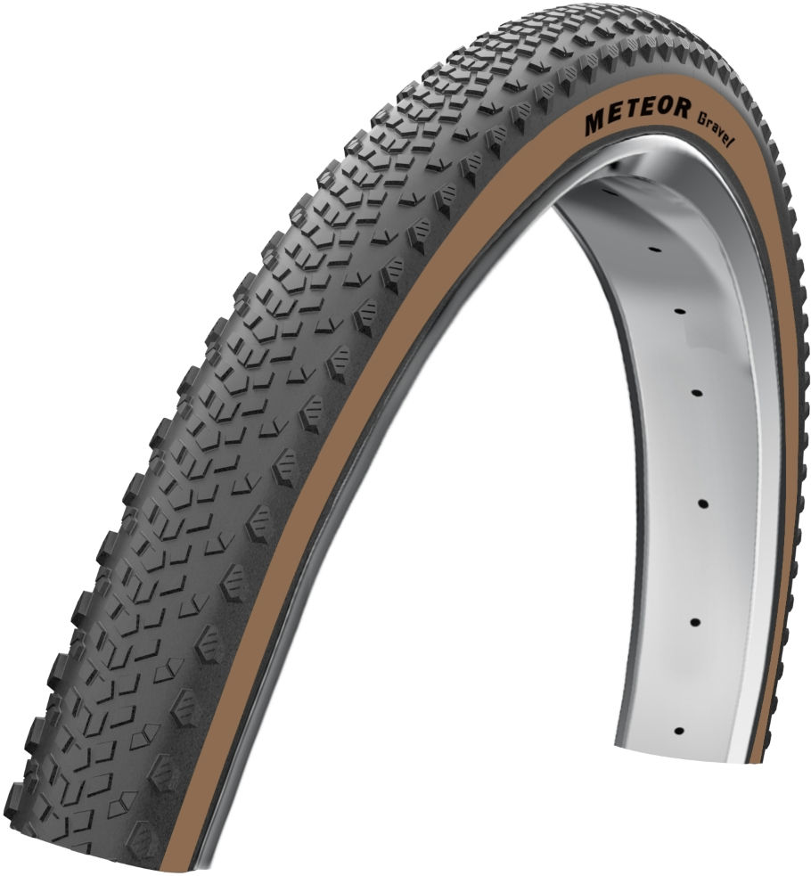 Buitenband Edge Meteor Gravel 28 x 1.75'' / 45-622 - Zwart met bruin