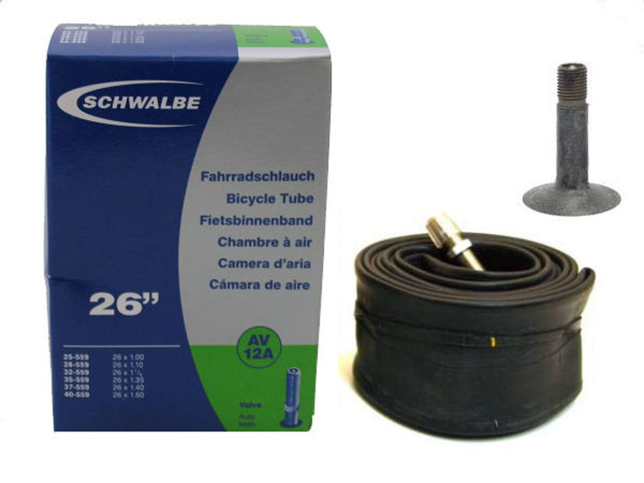Binnenband Schwalbe AV12A 26" / 25/40-559 - 40mm ventiel