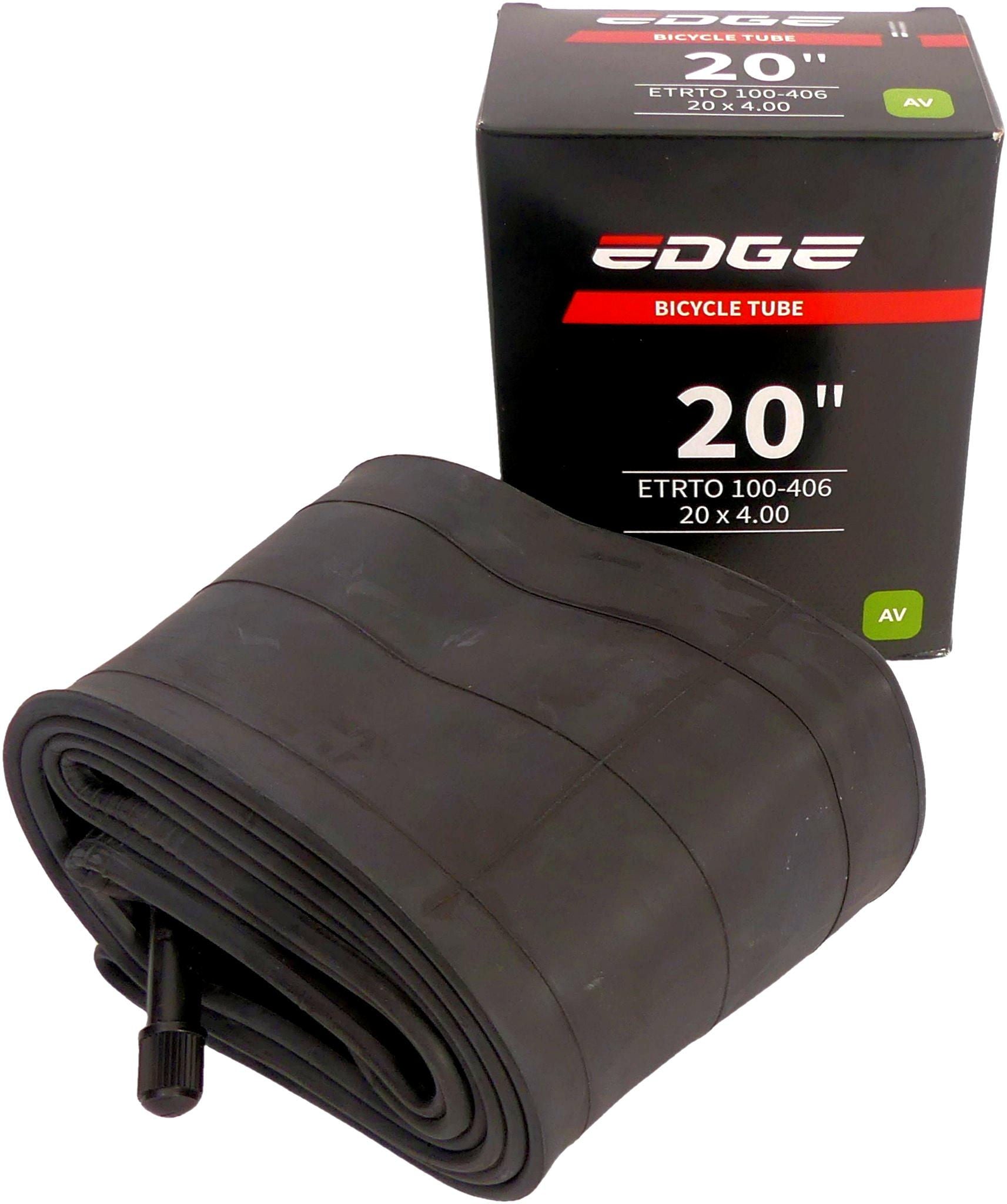 Binnenband Edge 20 x 4.00 AV-40mm (geschikt voor Fatbikes)