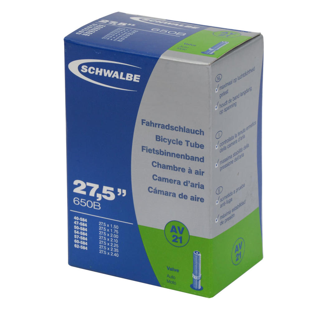 Binnenband Schwalbe AV21 27.5" / 40/62-584 - 40mm ventiel