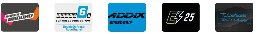Vouwband Schwalbe G-One Allround Super Ground 28 x 1.35" / 35-622 mm - zwart