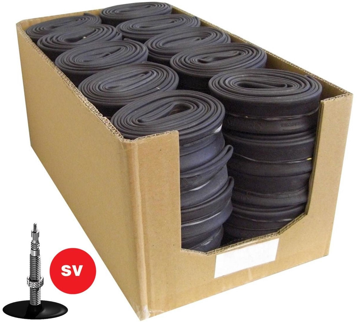 Binnenband Edge 28/29" (32/40-622/635) - SV40mm (werkplaatsverpakking 50 stuks)