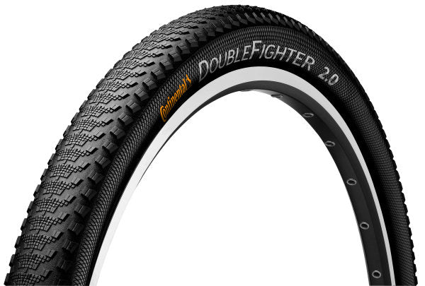 Buitenband Continental DoubleFighter III 28/29" x 2.00" / 50-622 mm - zwart met reflectie