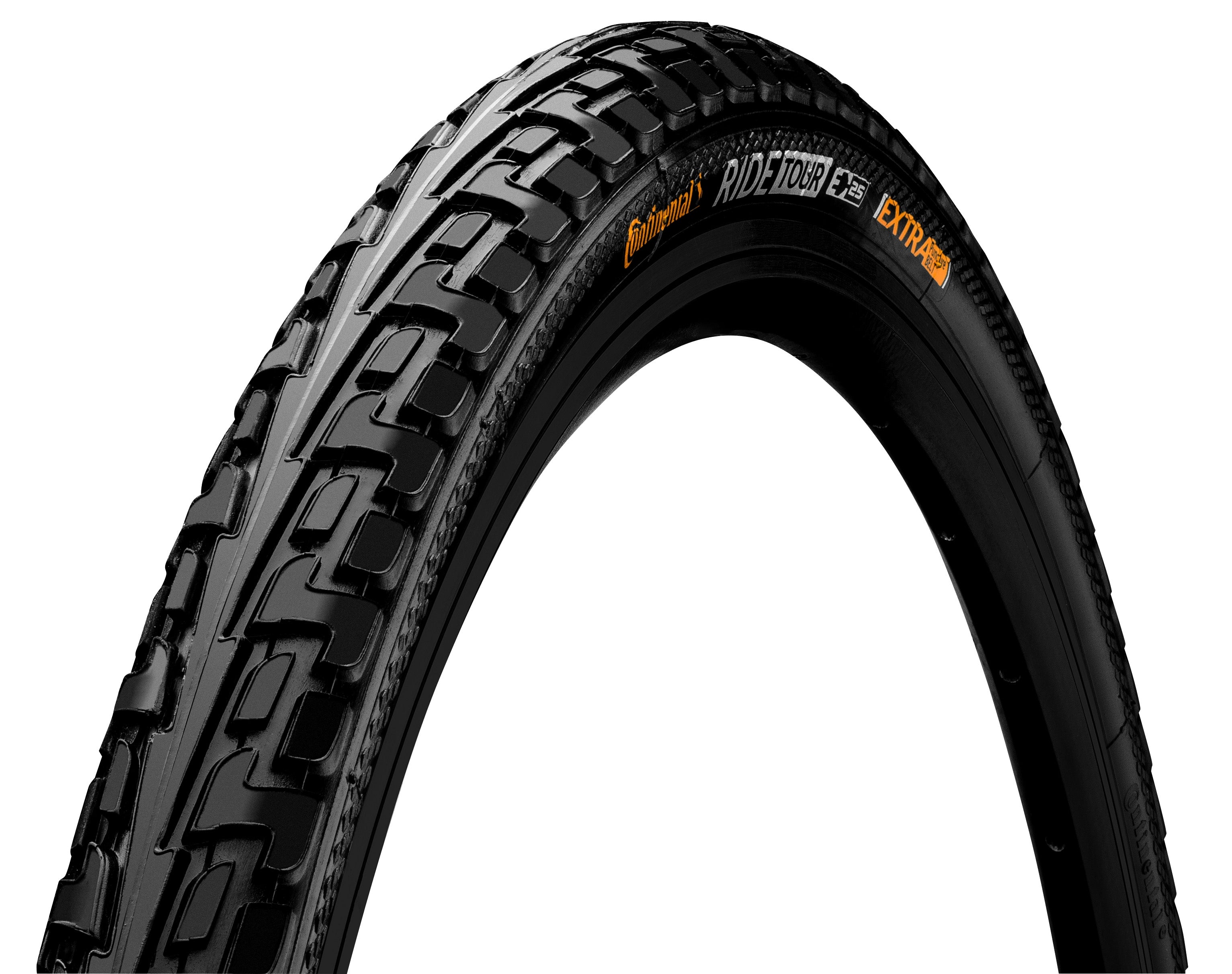 Buitenband Continental Ride Tour 26 x 1.75" / 47-559 - zwart met reflectie