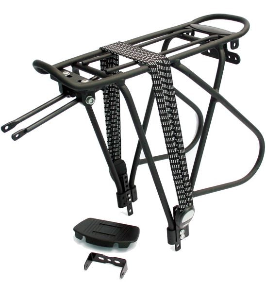 Achterdrager 26/28" Massload verstelbaar - mat zwart