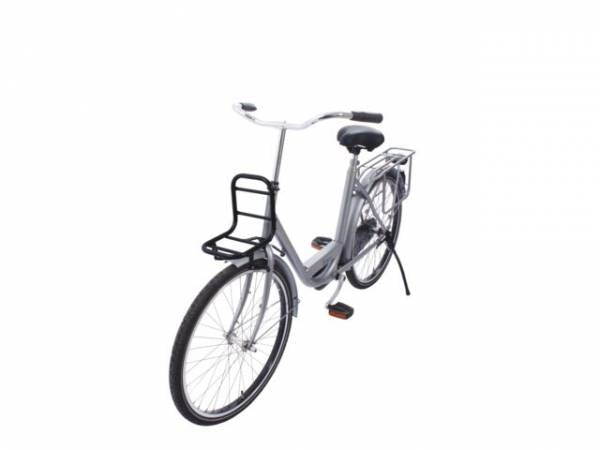 Voordrager voor 16 -28" transportfiets Steco met V-brake montage 18 x 20 x 20 cm - mat zwart