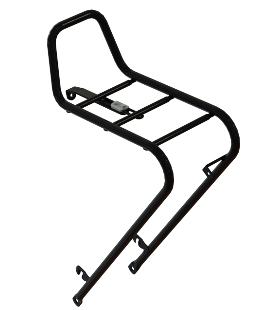 Voordrager 28" Steco Flow - glanzend zwart