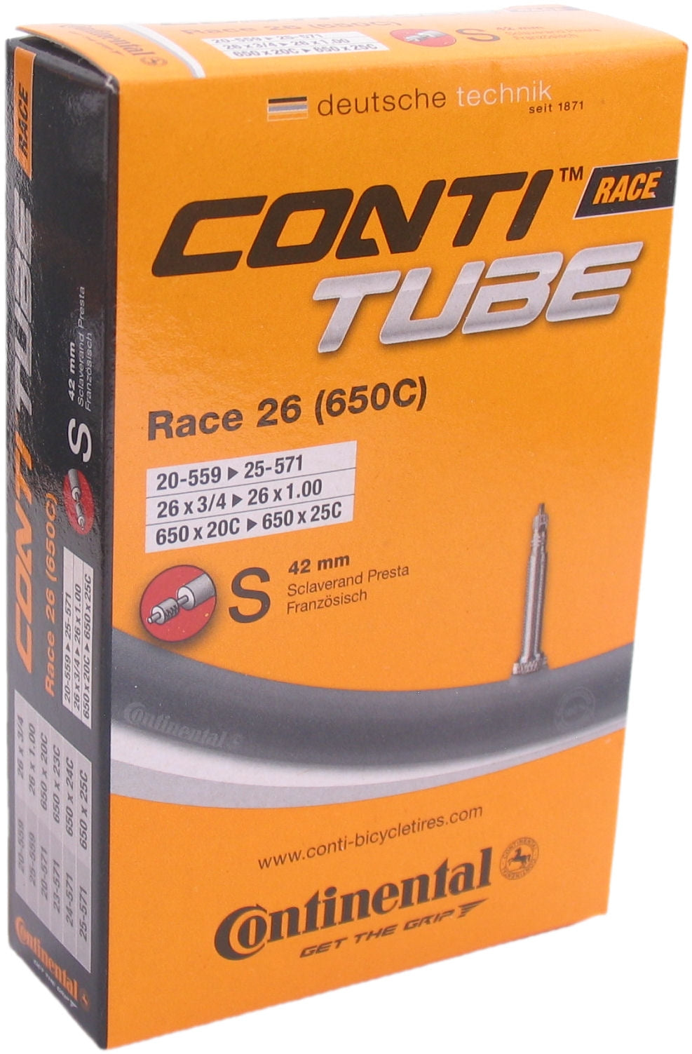 Binnenband Continental 26/27.5" Race - 20-571 -> 25-599 - SV42mm ventiel