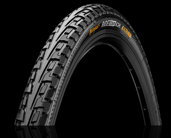 Buitenband Continental Ride Tour 28 x 1.40"/ 37-622 - zwart met reflectie