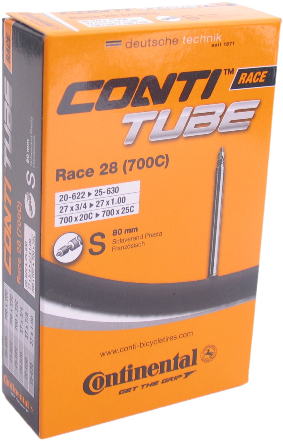 Binnenband Continental 28" Race - 18-622 ->25-630 - SV80mm ventiel