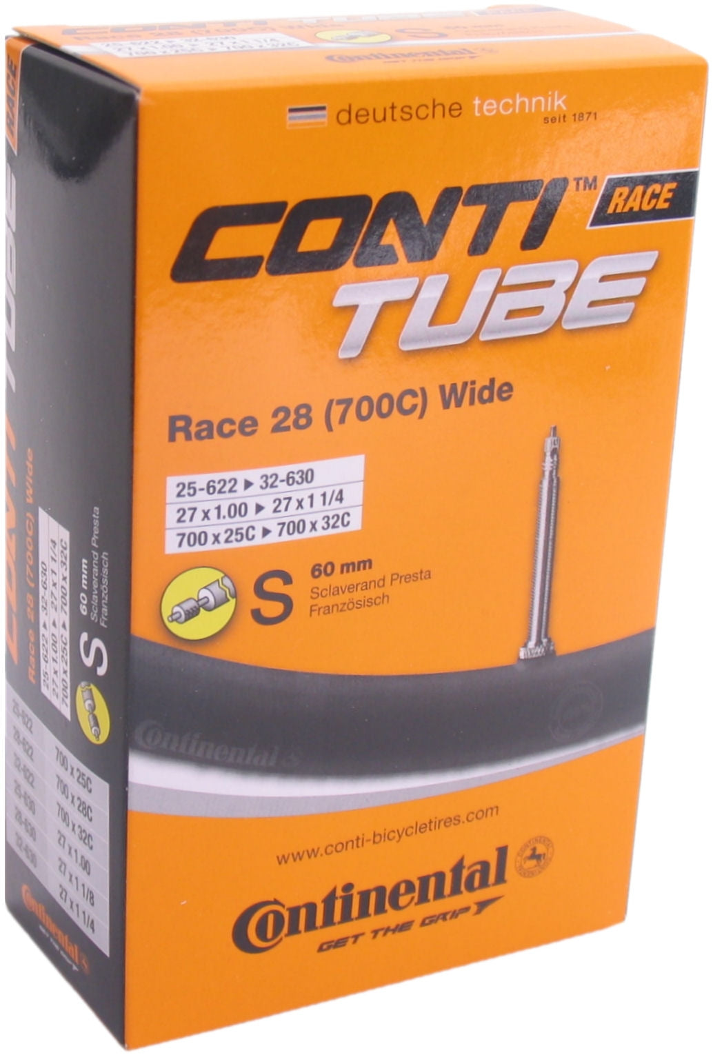 Binnenband Continental 28" Race Training 25-622 -> 32-630 - SV60mm ventiel