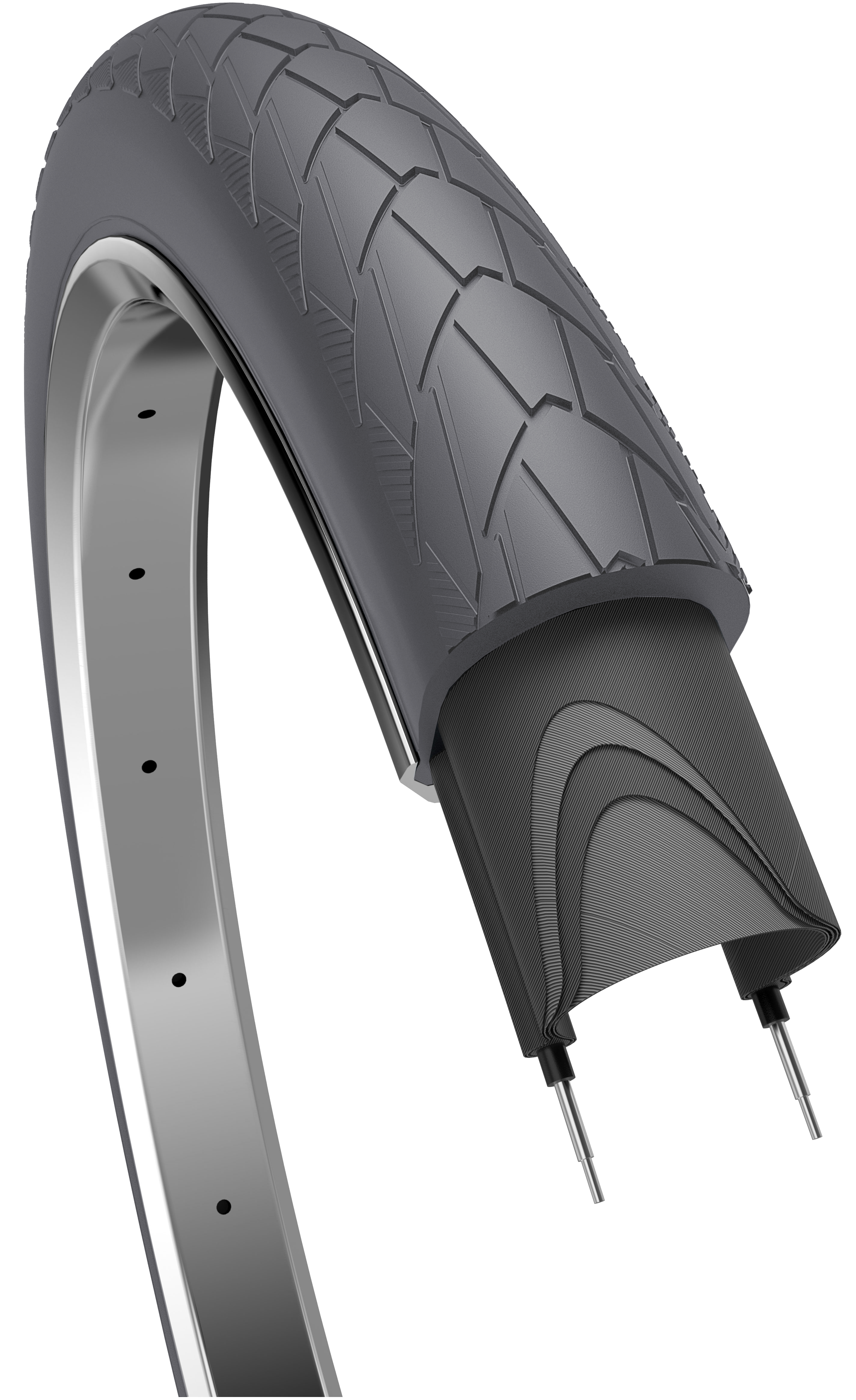 Buitenband Edge Mambo 28 x 2.00"/ 50-622 mm - zwart met reflectie