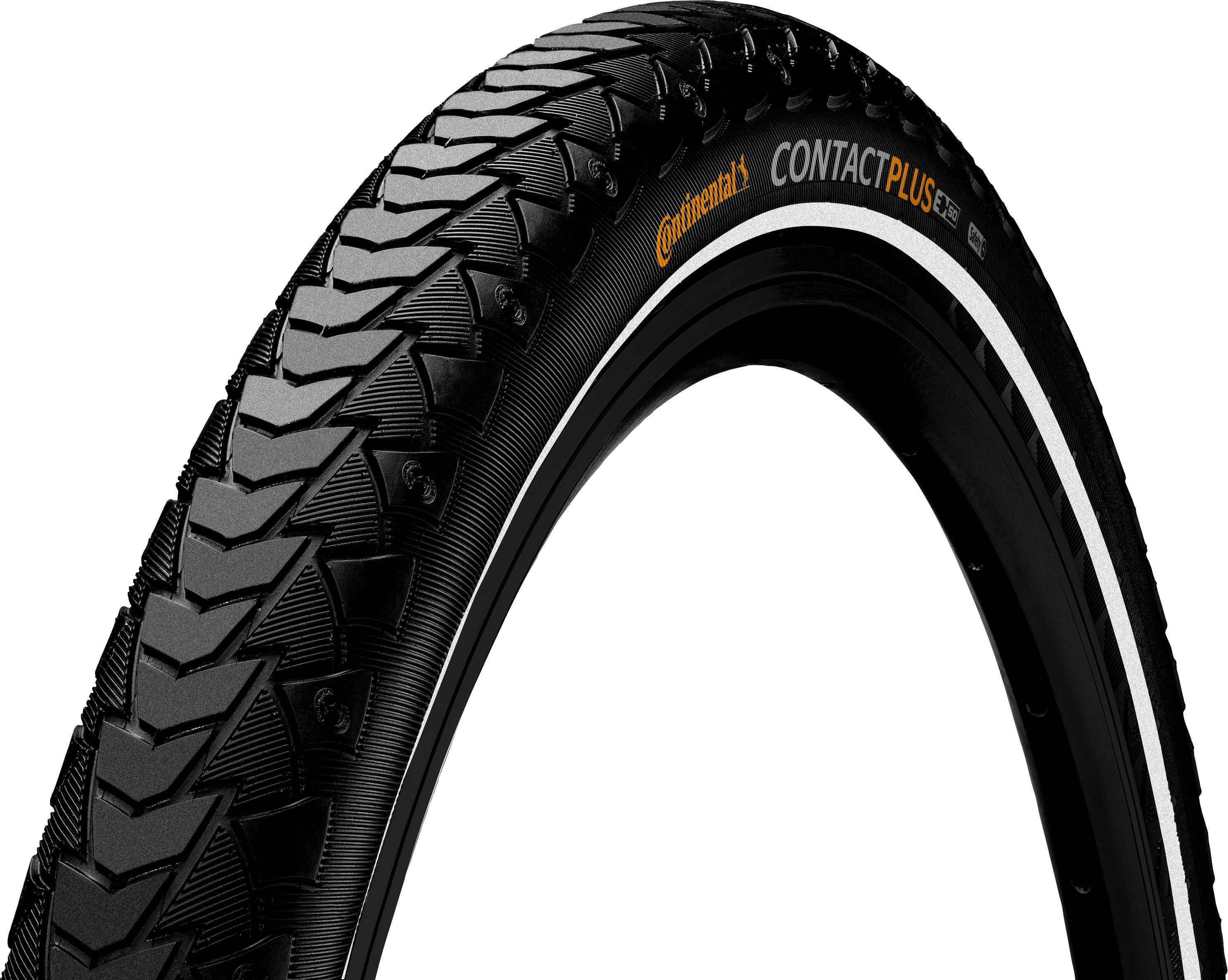 Buitenband Continental Contact Plus Reflex 28 x 1.40" / 37-622mm - zwart met reflectie