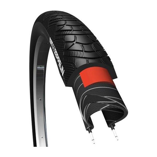 fiets buitenband - CST Zeppelin 28 x 2.00" / 50-622mm anti lek - zwart met reflectie