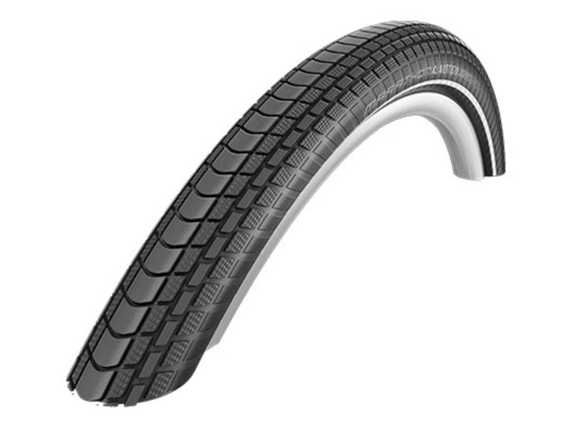 Vouwband Schwalbe Marathon Almotion V-Guard 28 x 2.15" / 55-622mm - zwart met reflectie