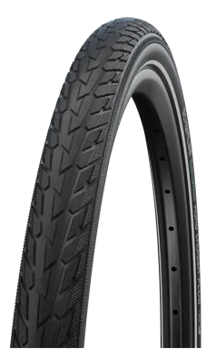 Buitenband Schwalbe Road Cruiser Plus PunctureGuard 28 x1.75" / 47-622 - zwart met reflectie