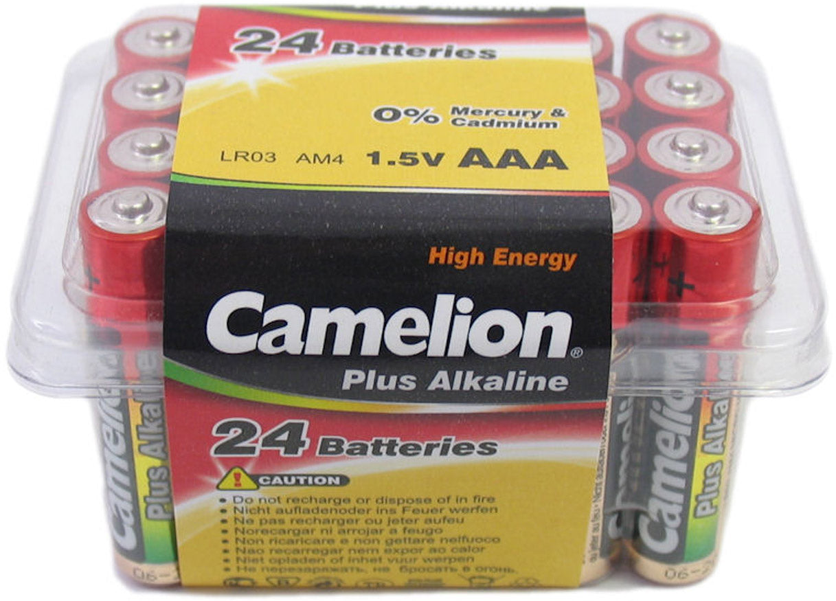 Batterij Camelion R03/AAA Alkaline (box a 24 stuks)