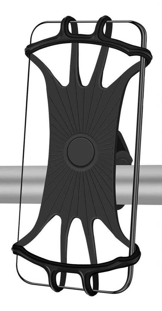 Telefoonhouder Edge EZ Fit - 360° - Siliconen - zwart