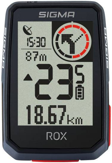 Fietscomputer GPS Sigma ROX 2.0 met overclamp butler stuurhouder - zwart