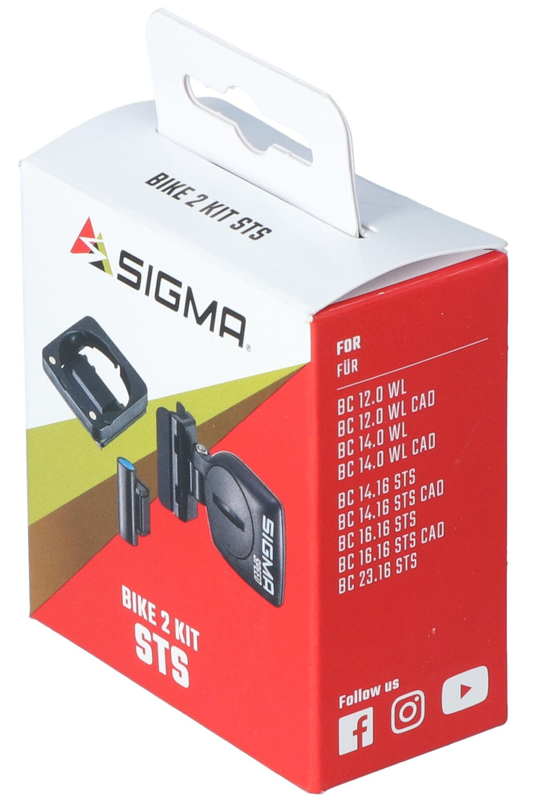 Snelheidszenderset Sigma 2450 (sensor + spaakmagneet + stuurhouder)