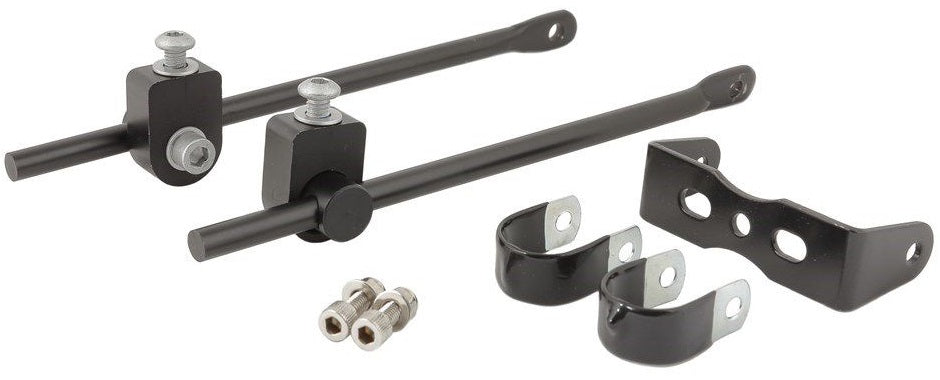 Bevestigingsmateriaal voor achterdrager Massload - zwart