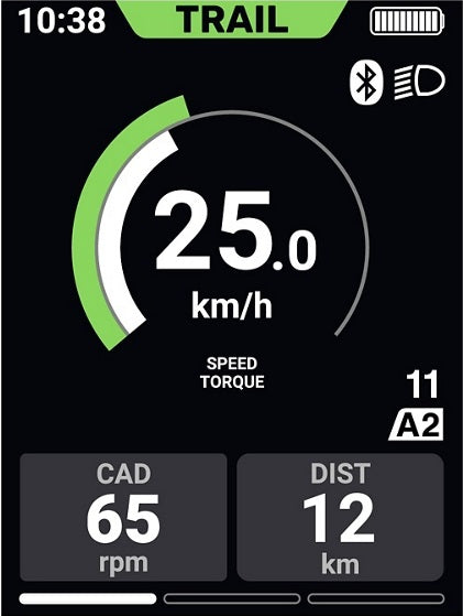 E-bike display / fietscomputer Shimano STEPS SC-E610 zonder houder