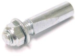 Crankspie Algi ø9,5mm - Zilver