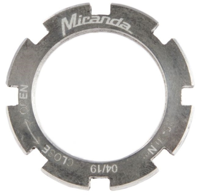 Kettingbeschermer sluitring Miranda Bosch 4 - 5mm offset M30 - zilver
