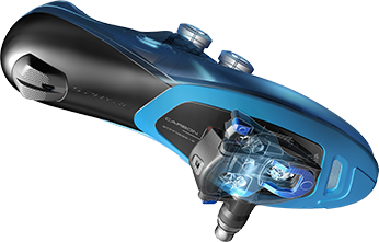 Pedaalset Shimano Dura Ace SPD-SL PD9100 met plaatjes SM-SH12 carbon