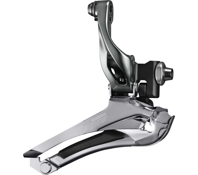 Voorderailleur 2 x 10 speed Shimano Tiagra FD-4700 ø28,6 - ø31,8 mm klem / down-pull 61-66° - 46-53T - Zwart/Zilver