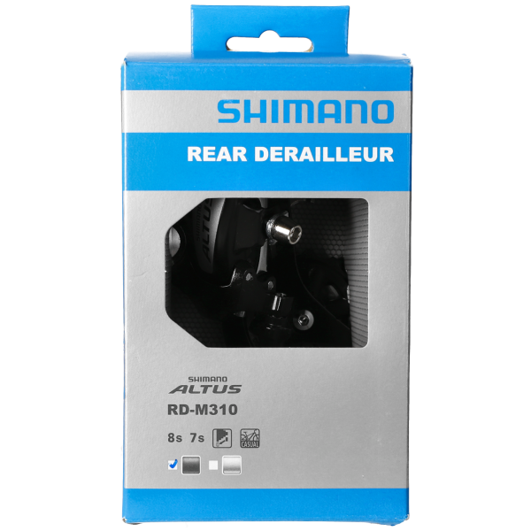Achterderailleur - shimano -7/8-speed Shimano Altus RD-M310 - zwart