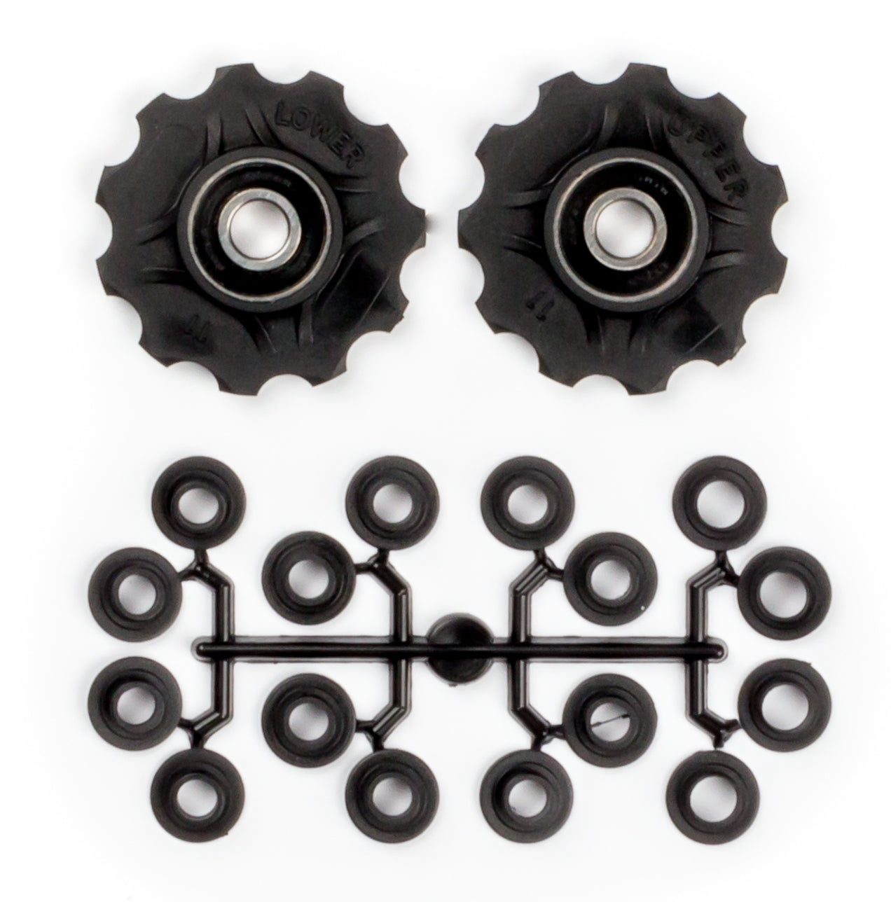 Derailleurwieltjes 2 x 11 tands Elvedes met standaard afgedichte lagers