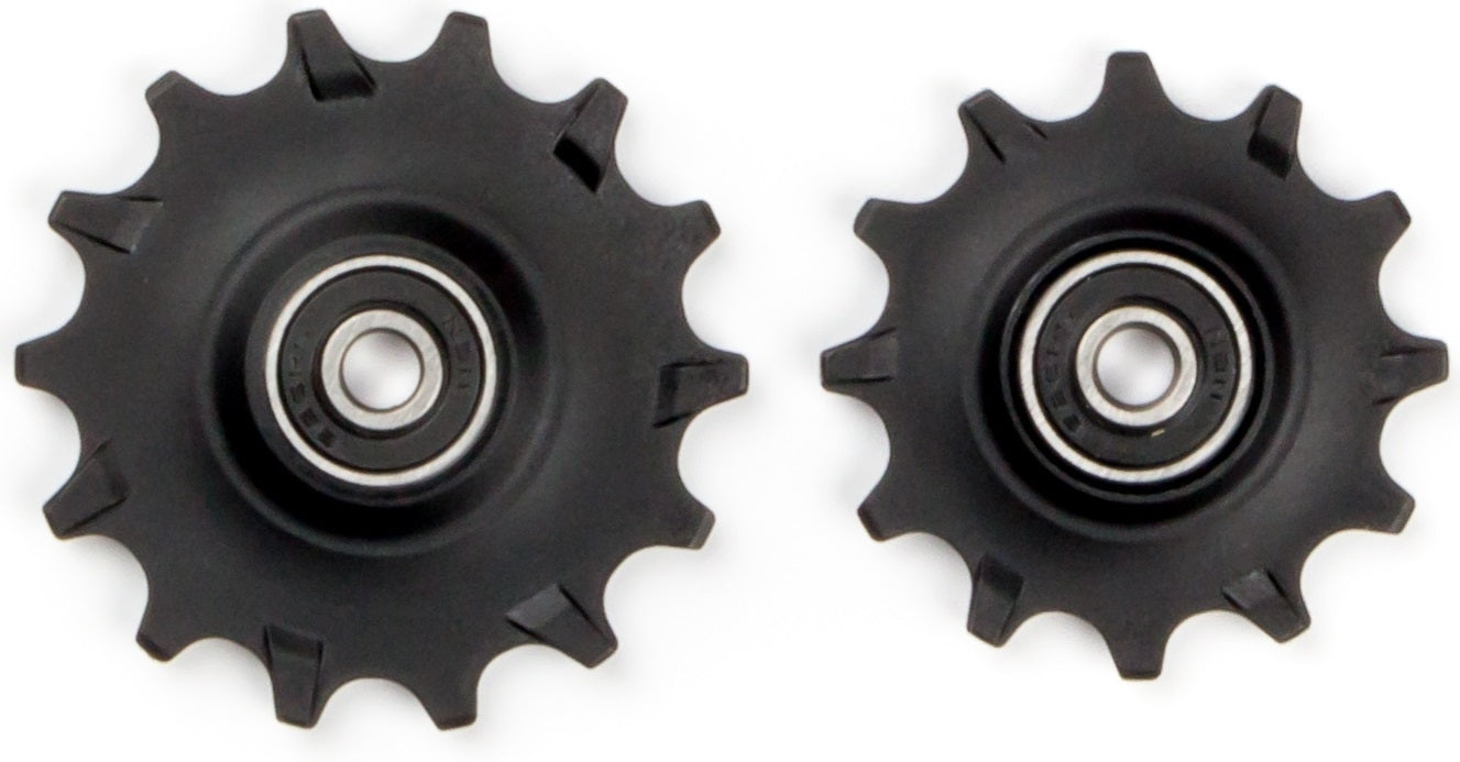 Derailleurwieltjes 2 x 12 en 2 x 14 tands Elvedes met standaard afgedichte lagers
