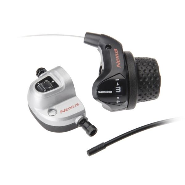 Fiets Draaiversteller -Shimano - 3 Speed - Nexus SL-3S41E met kabels en clickbox - zwart