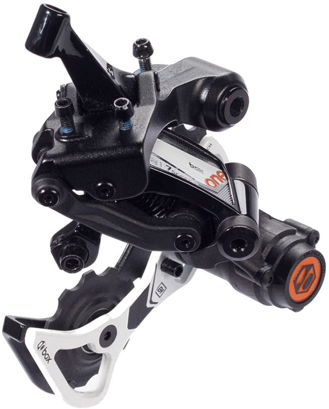 Achterderailleur "down-hill" 7-speed Box Components One met korte kooi - zwart