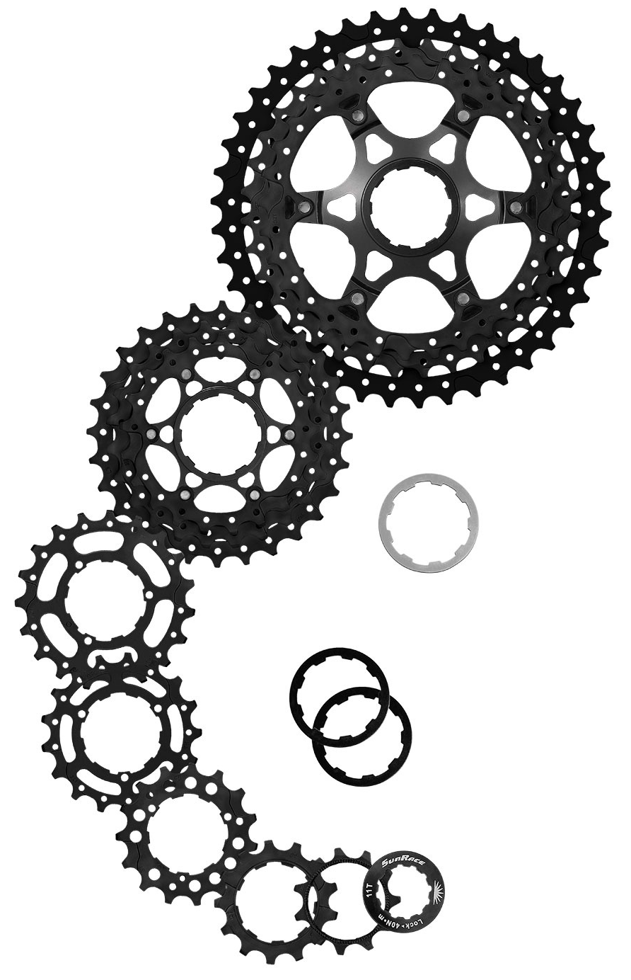Cassette 11 speed Sunrace CSRX8 11-42T - metallic