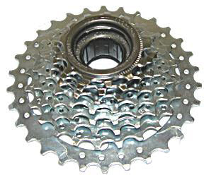 Freewheel 8 speed Sunrace MFE60 13-28 tands - chroom