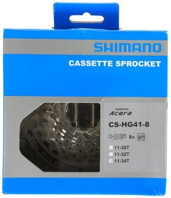 Cassette 8 speed Shimano Acera HG41 11-34T