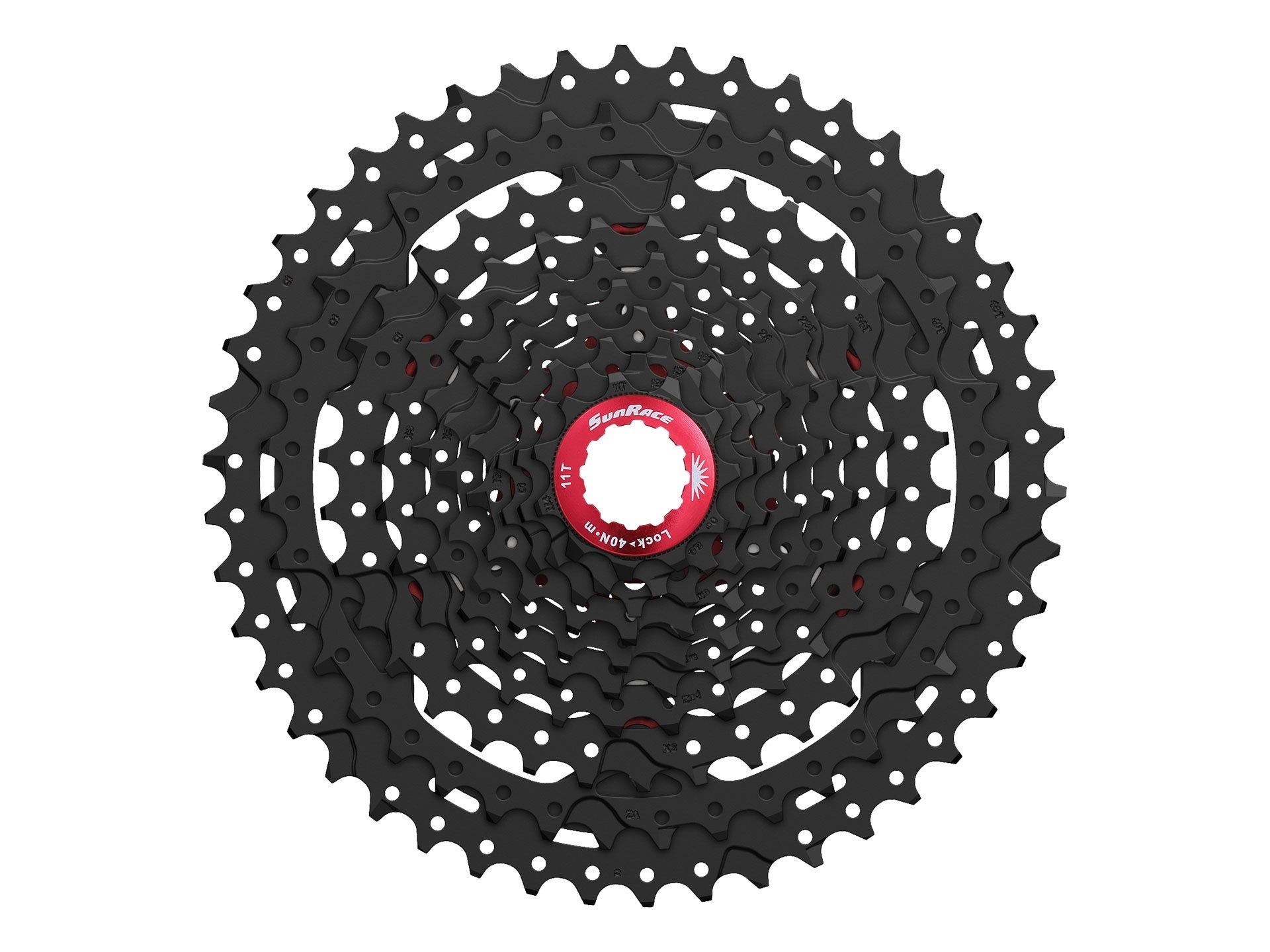 Cassette 10 speed Sunrace CSMX3 11-42T - zwart
