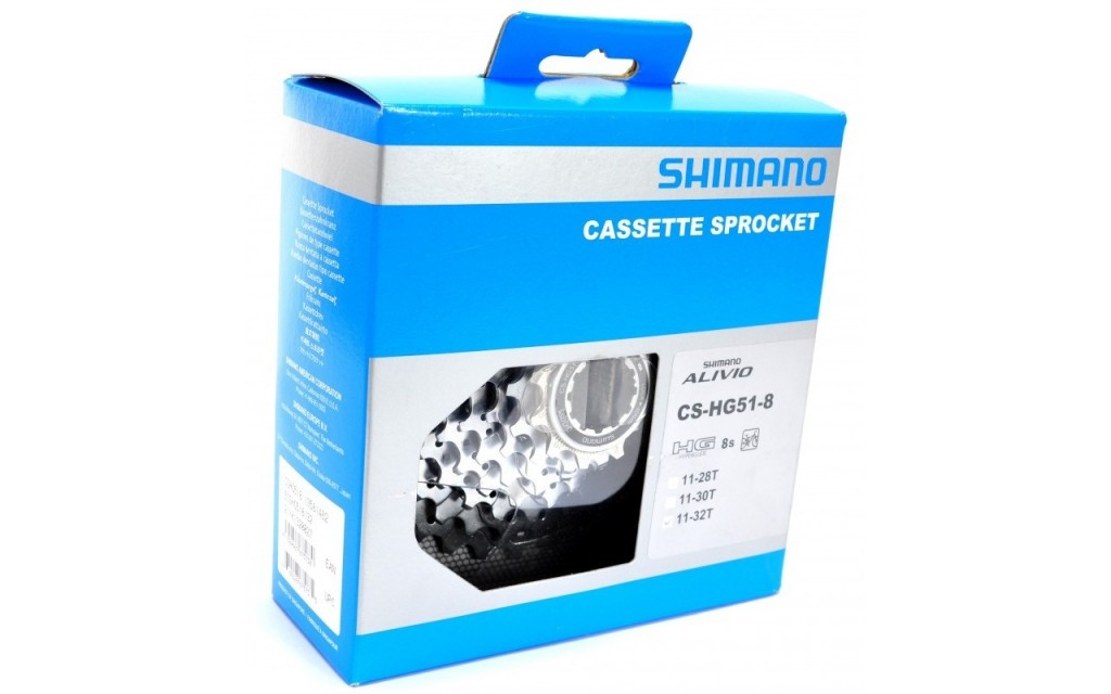 Cassette 8 speed Shimano Alivio HG51 11-30T