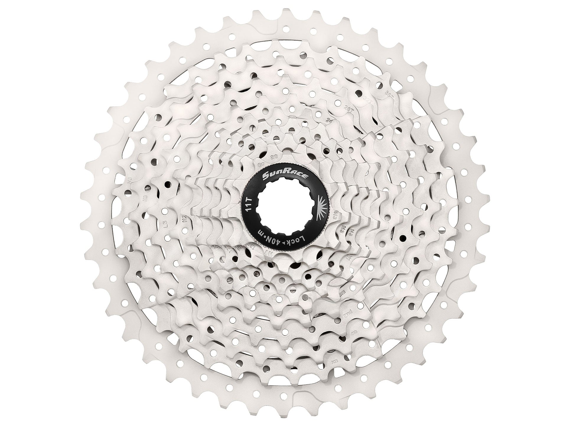 Cassette 10 speed Sunrace CSMS3 11-42T - zilver