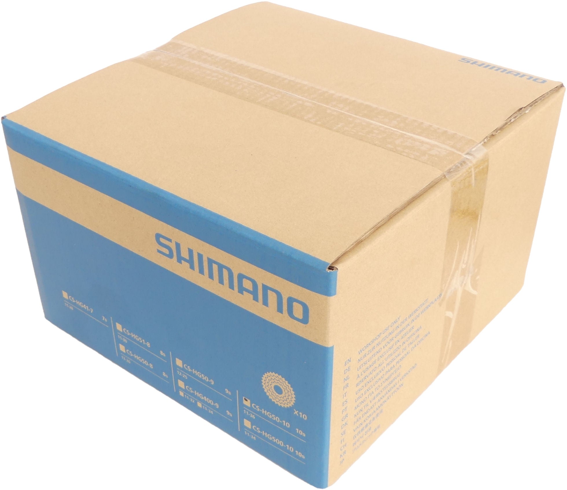Cassette Shimano CS-HG50 10 speed 11-36T (10 stuks in werkplaatsverpakking)