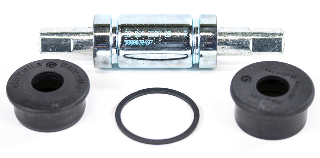 Trapas 133mm Gazelle zonder kettingkastbeugel - Zwart/Zilver