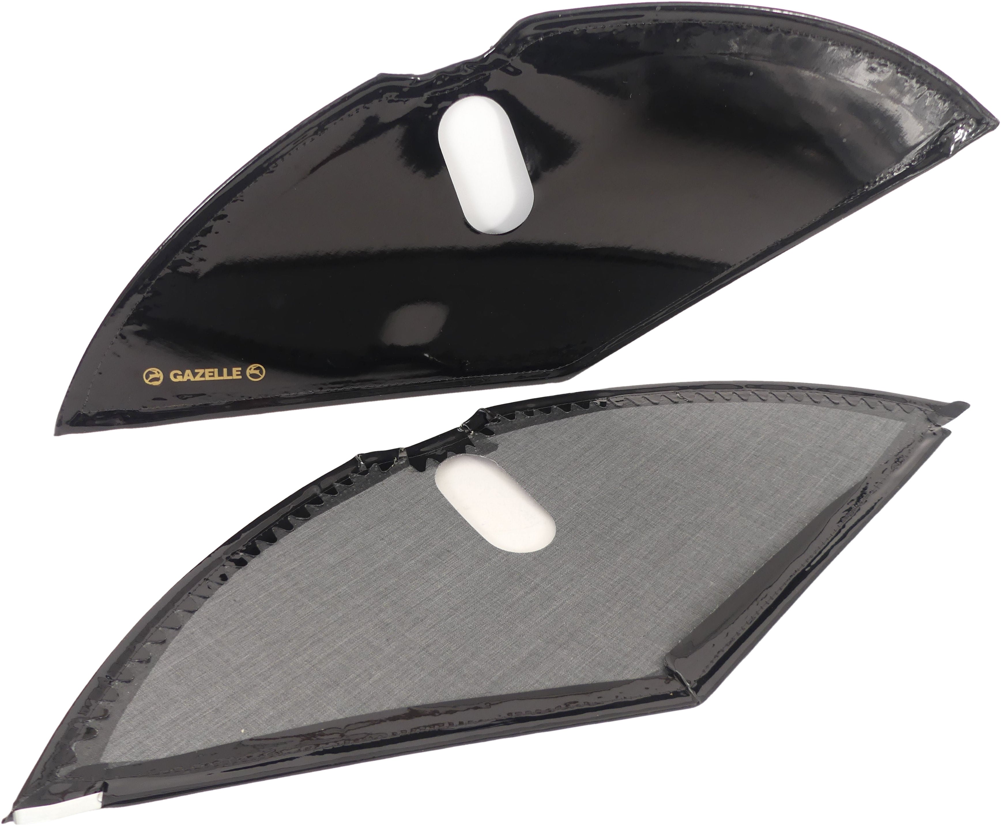 Jasbeschermerset 28" Gazelle lakdoek - zwart