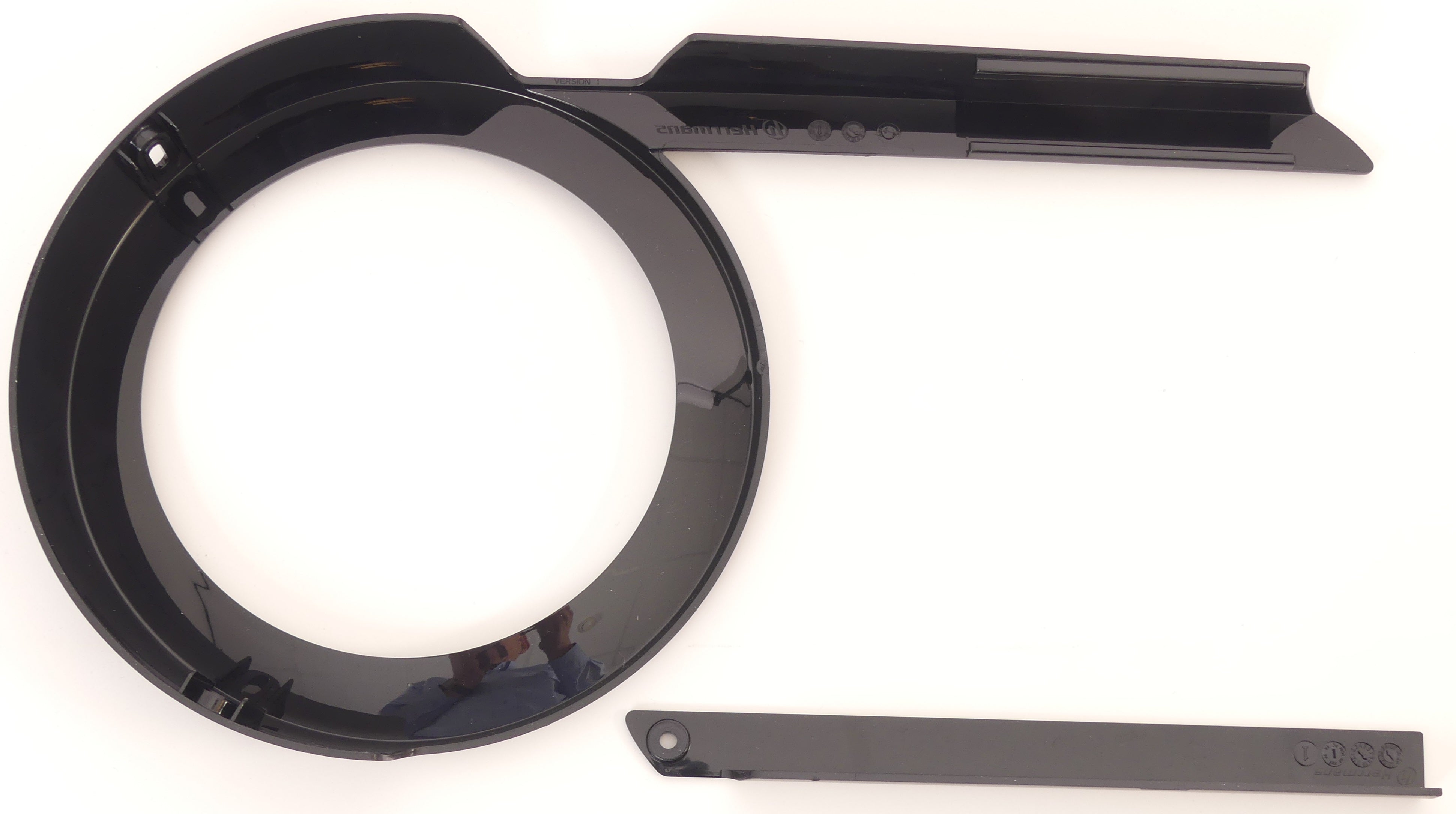 Kettingscherm Herrmans Slyde 48T open - mat zwart