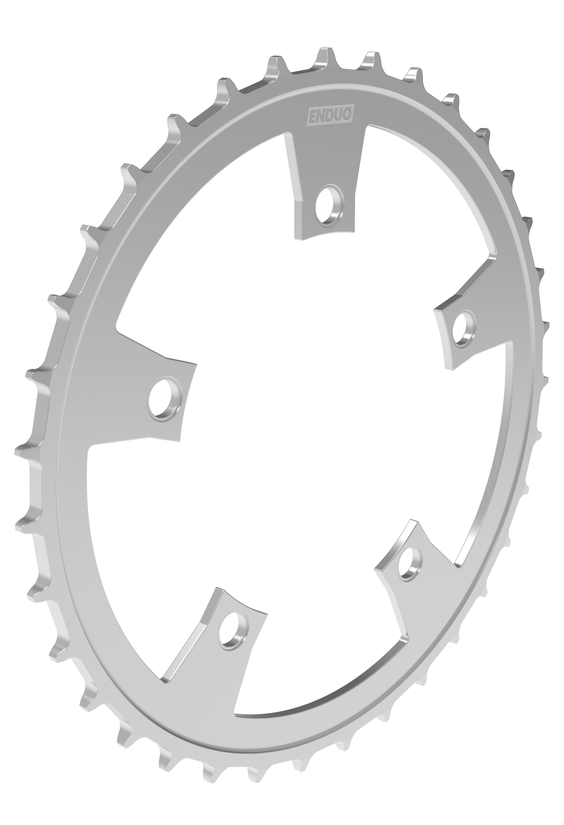 Kettingblad 58T Enduo Cargo 5-B 130-BCD Cl-46.7mm - zilver
