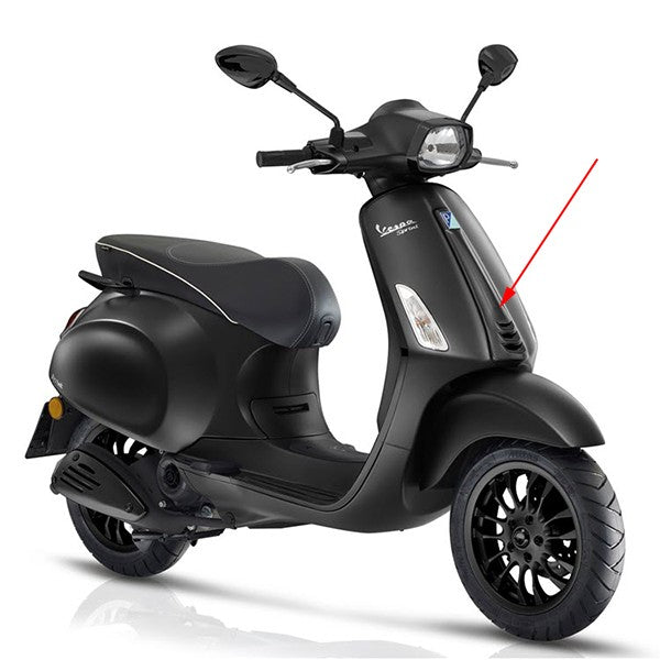 voorscherm Piaggio origineel midden zwart opaco 99/C sprint rst, sprint 4t (euro4) 1b005209000nv